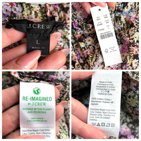 J. Crew Puff Sleeve Beach Dress - Picture 9 of 9